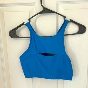 Onzie blue sports bra - small